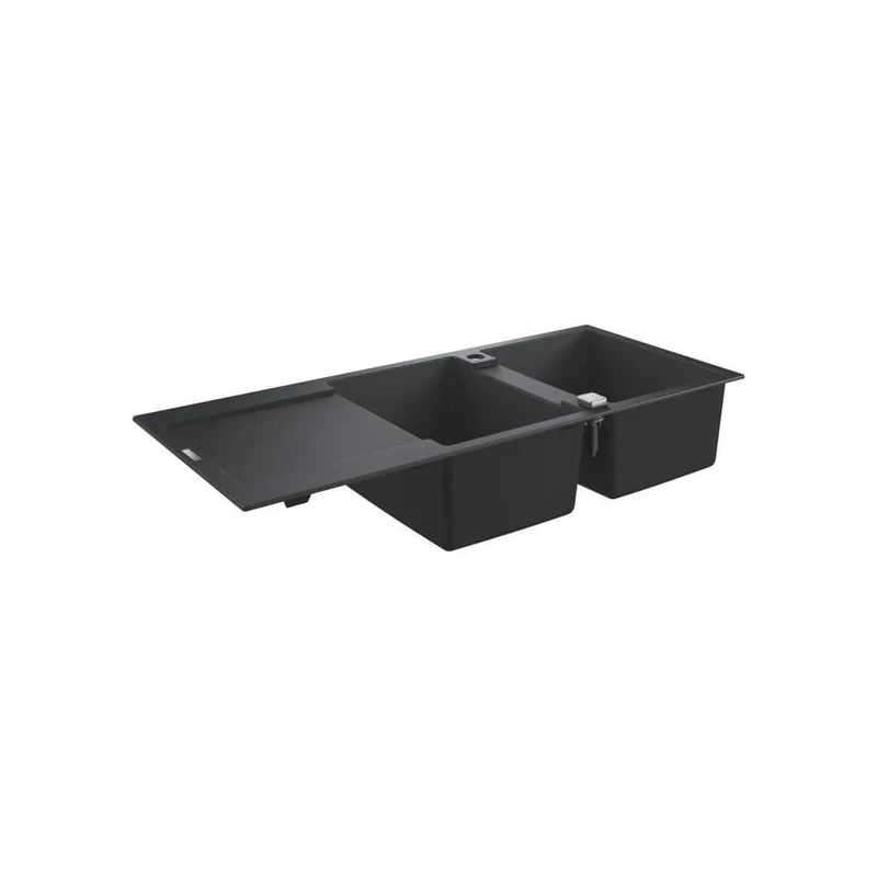 GROHE K500 Composite Double Sink - 116x50 cm Black - Reversible