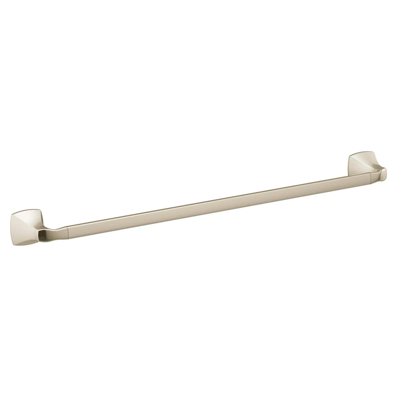 Moen YB5124NL Voss Collection 24-Inch Bathroom Towel Bar, Polished Nickel