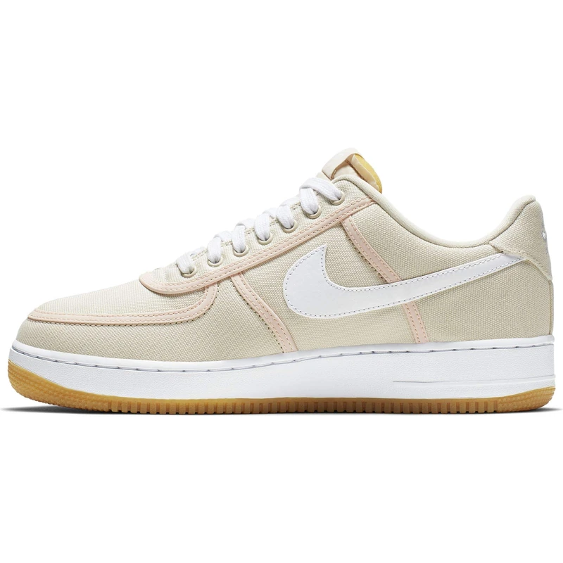 Nike Air Force 1 '07 Prm, Men's Basketball Shoes, Multicolour (Light Cream/White/Crimson Tint 000), 6 UK (40 EU)