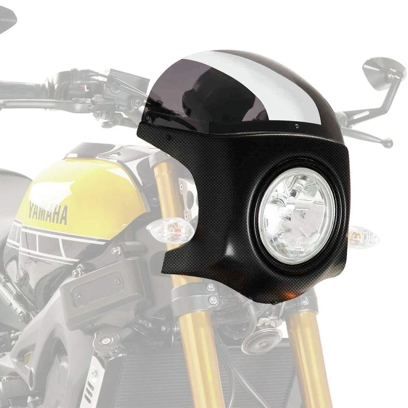 Puig Retro Semi Fairing Carbon Look 9516H