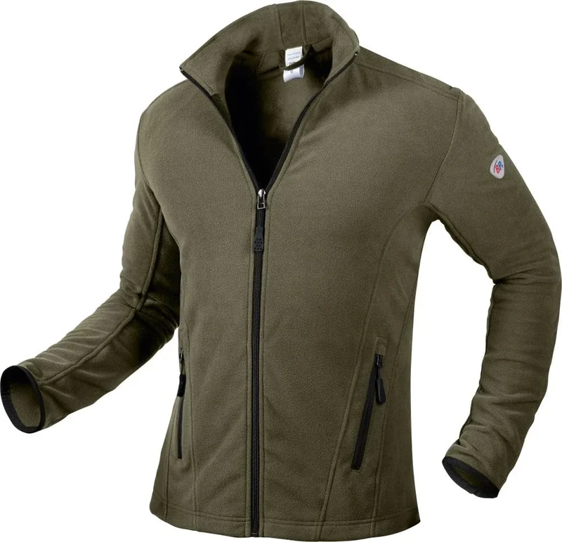 BP 1694-641-73 Men'S Fleece Jacket, Stand-Up Collar And Arm-Lift System, 275,00 G/M², 100% Polyester, Olive, Size 3Xl