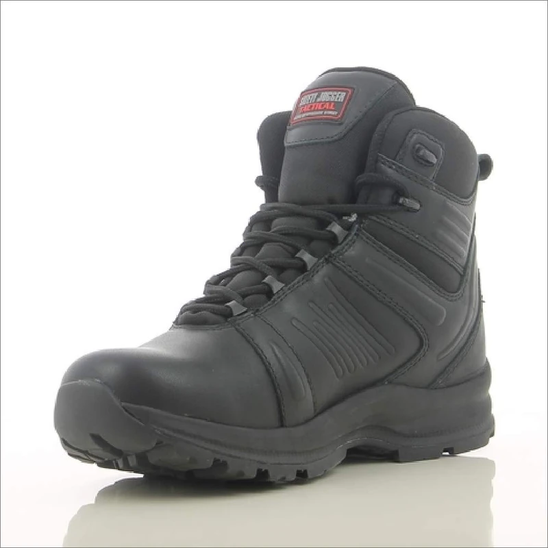 Mid Cut Allround Tactical Boot - Safety Jogger Armour UK 13 EU 48, Extreme Lightweight, Anti Static ESD and Slip Resistant SRC, Waterproof and Metalfree, Heat Resistant and Breathable Work Boot - Image 1
