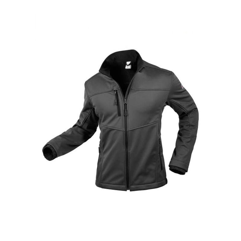 BP 1696-571-56 Men'S Soft-Shell Jacket, Stand-Up Collar, Front Zip, 255,00 G/M², 100% Polyester, Anthracite, Size 3Xl
