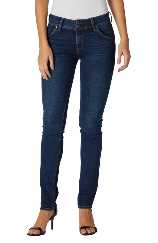 Hudson Women's Collin Mid Rise Skinny Ankle Jean with Back Flap Pockets, Obscurity, 4