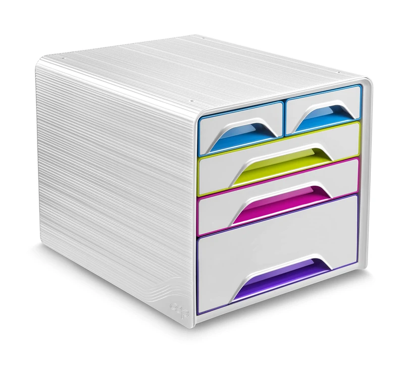 CEP Smoove Desktop Module 5 Mixed Drawers, 7-213 GM