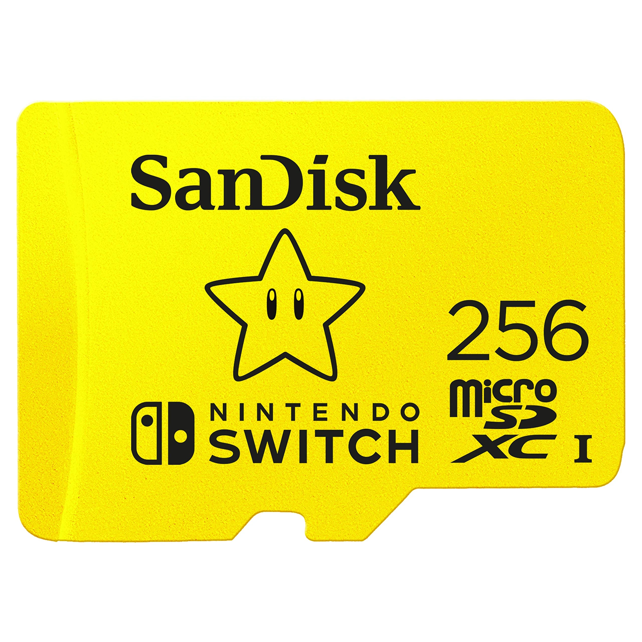 SanDisk micro SD card licensed for Nintendo Switch consoles, 256GB Super Mario Superstar edition (up to 100 MB/s, Nintendo gaming storage, Made for Nintendo-Switch 1, OLED, and Lite, 4k UHD, V30, U3)