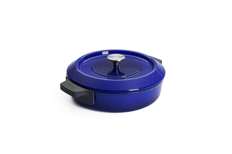 Woll Iron 828CI-020 Cast Iron Saucepan with Lid 3.7 litres + Silicone Handles