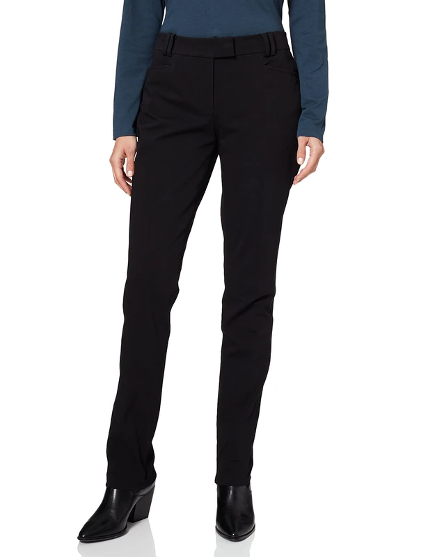 Marc O'Polo Women's 909009110451 Trouser, Black (Black 990), 6 (Size: 32)