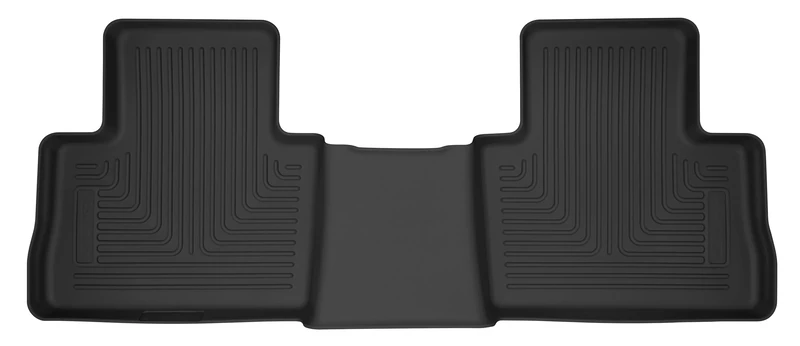 Husky Liners X-act Contour Series | 2nd Seat Floor Liner - Black | 52821 | Fits 2019-2020 Toyota RAV4 1 Pcs