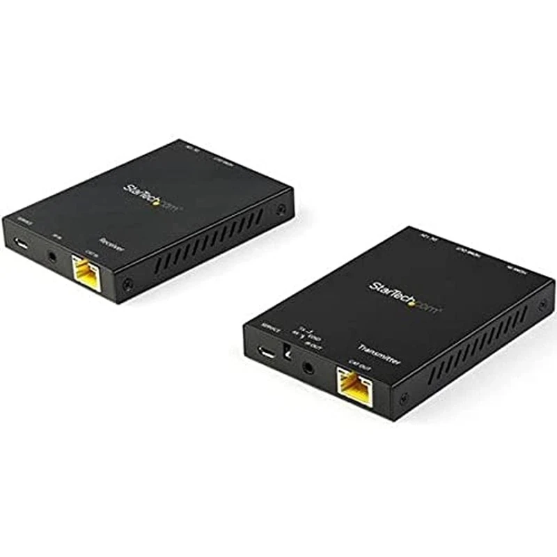 StarTech.com HDMI over CAT6 Extender Kit - 4K 60Hz - HDMI Balun Kit - Signal up to 165 ft / 50m - HDR - 4:4:4 - 7.1 Audio Support (ST121HD20V)