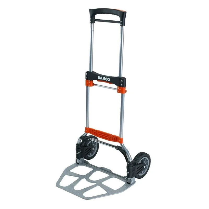 Folding Transport Trolley with Aluminium Tray 120kg Capacity
