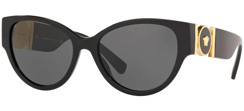 Ray-Ban Women’s 0VE4368 Sunglasses, White (Black), 56