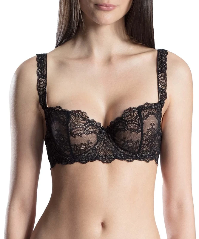 Aubade Women's Demi Bra DANSE DES SENS Black (Noir Noir) 32D