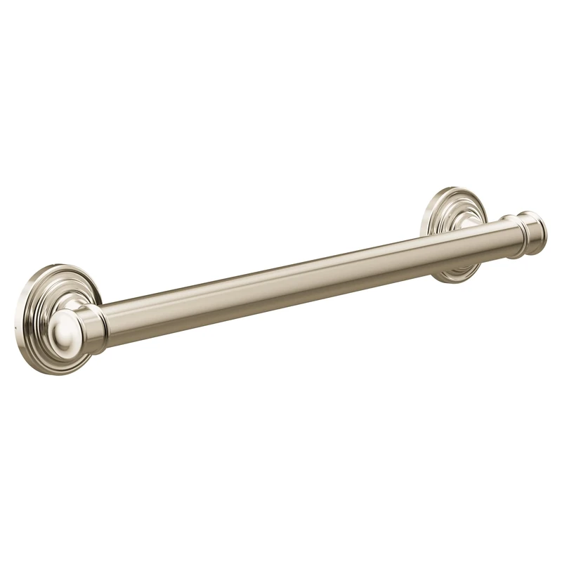 Moen YG6418NL 18-Inch Bathroom Grab Bar, Polished Nickel