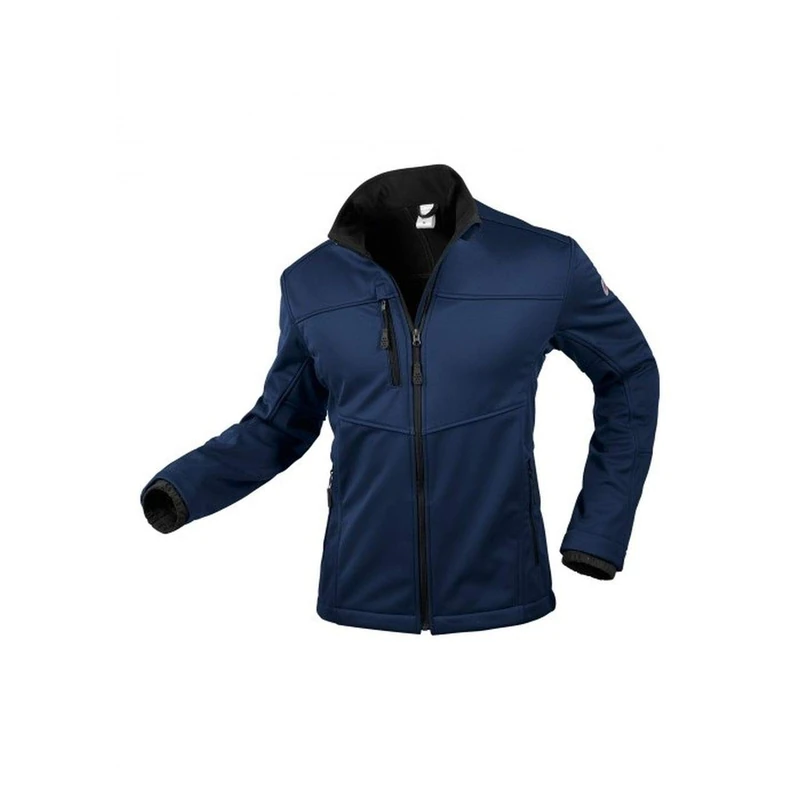 BP 1696-571-110 Men'S Soft-Shell Jacket, Stand-Up Collar, Front Zip, 255,00 G/M², 100% Polyester, Night Blue, Size 3Xl