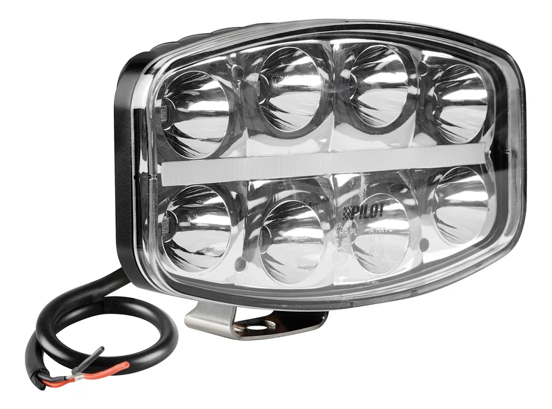 Pluton Nova, LED driving light with position light - 10/30V - 245x140 mm