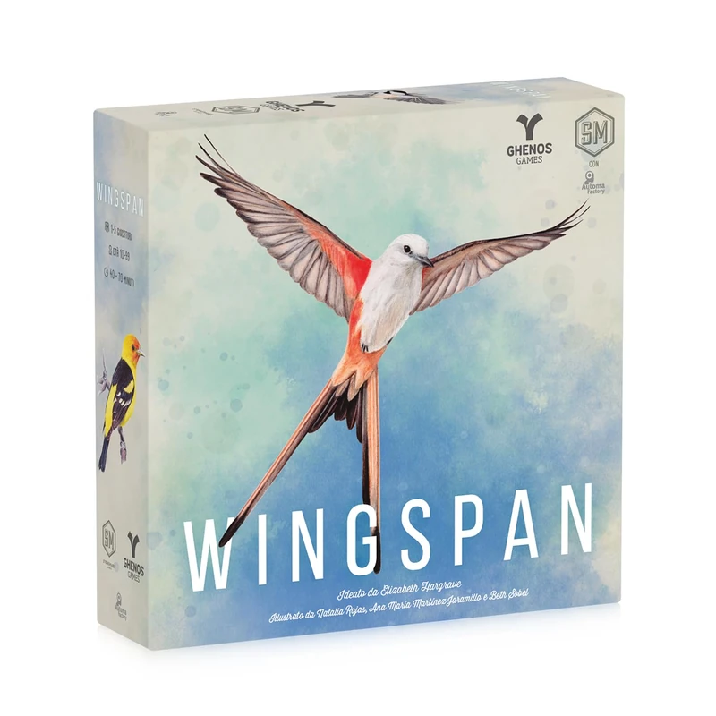 Ghenos Games- Wingspan, Multicoloured, 1, Italian