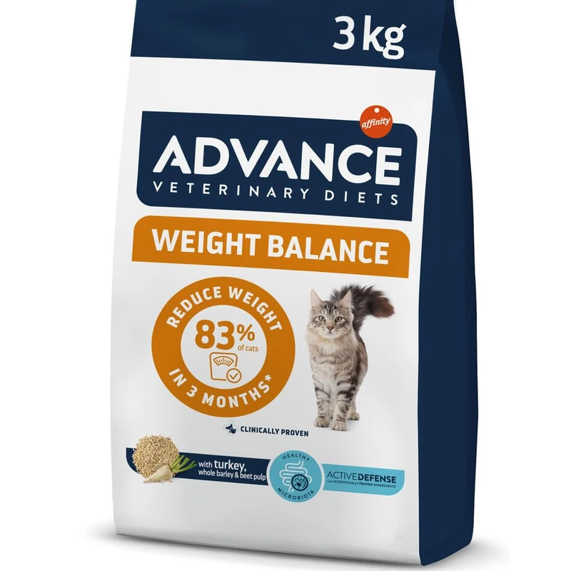 Advance Veterinary Diets Feline Weight Balance | Dry Food for Adult Cats | Excessive body weight | 3kg