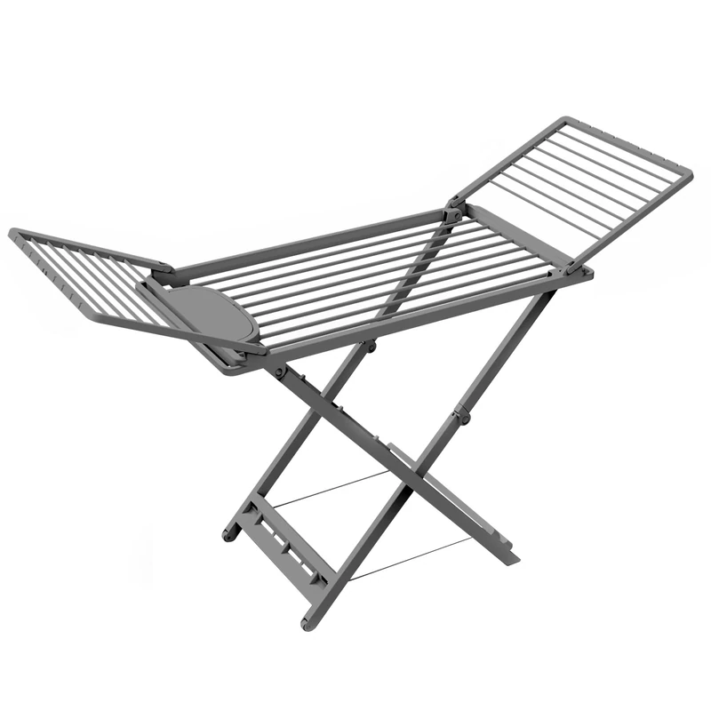 Shaf Ergo Clean | Foldable Clothes Rack with Clipper Drawer | 100% Recycled Material