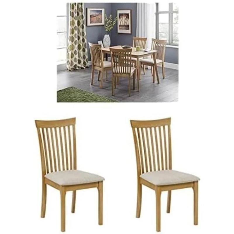 Julian Bowen Set Of Boden Table & 4 Ibsen Chairs