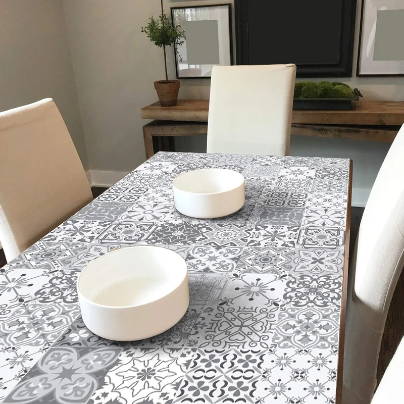 Ambiance Sticker Self-Adhesive Furniture and Tables Tile Stickers for Kitchen and Living Room Decoration Virginio - Pack of 60 Stickers of 20 x 20 cm