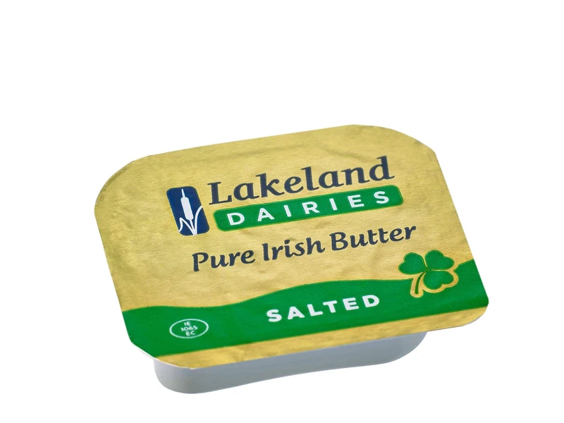 Lakeland Dairies Salted Pure Irish Butter Portions, 96 x 8 Gram Individual Dishes
