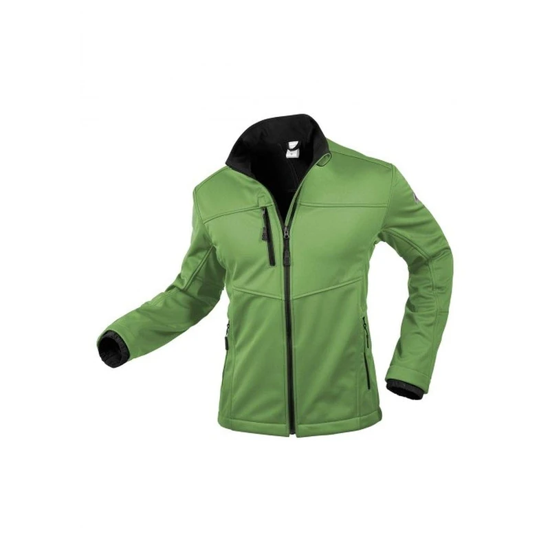 BP 1696-571-178 Men'S Soft-Shell Jacket, Stand-Up Collar, Front Zip, 255,00 G/M², 100% Polyester, New Green, Size 3Xl