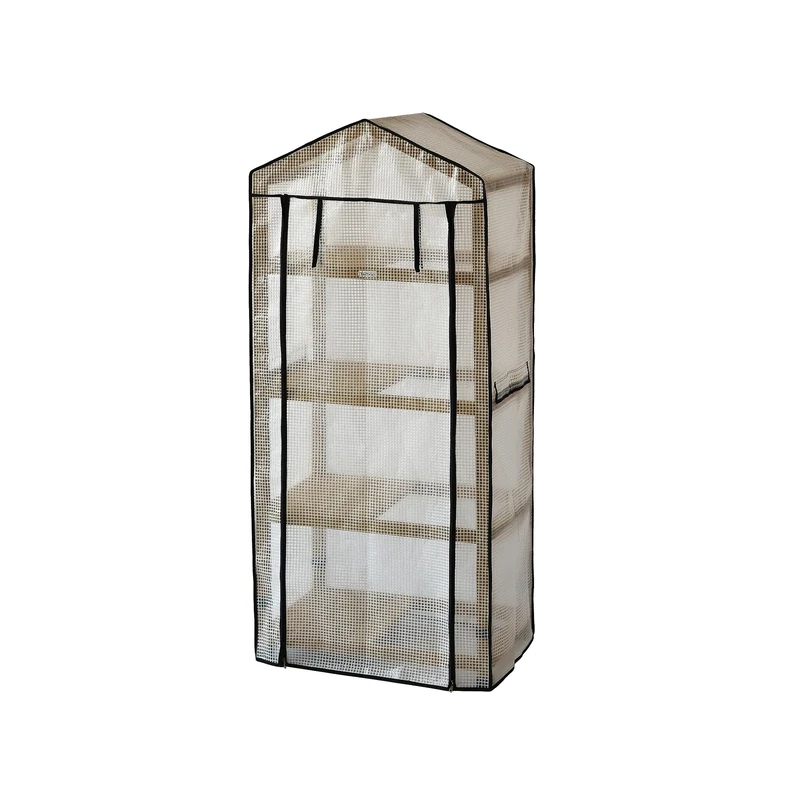 VegTrug Wooden Greenhouse Nursery & PE Cover - Natural