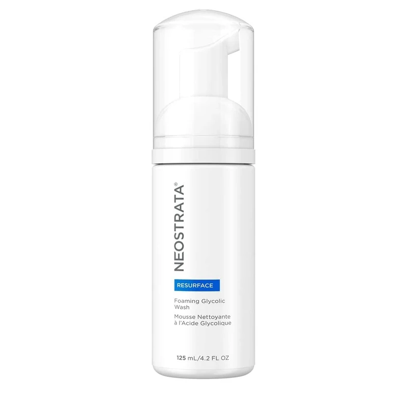 Derma Enzinger NEOSTRATA Resurface Foaming Glycolic Wash 20 AHA Cleanser Cleansing Fruit Acid 125 ml Neutral Pack of 1