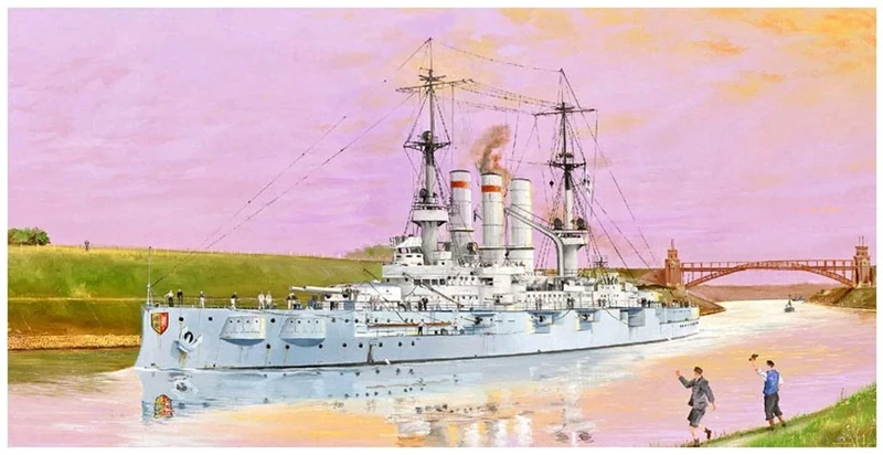 Trumpeter 1:350 - Schlesig- Holstein Battelship 1908