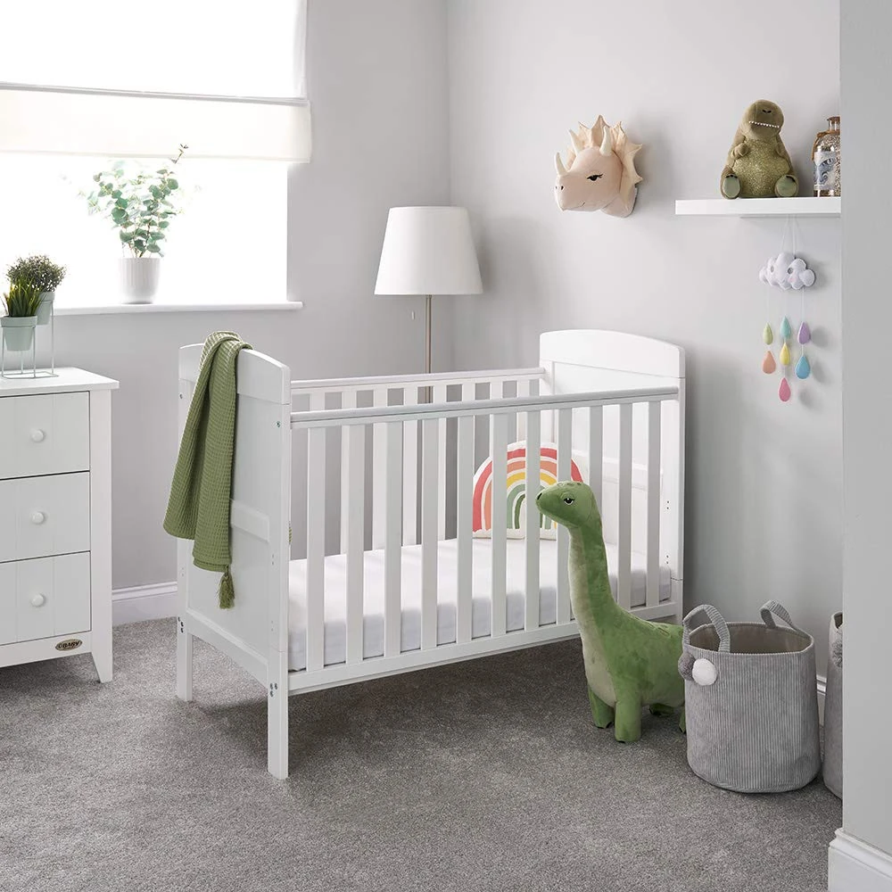 Obaby Grace Mini Cot Bed, White