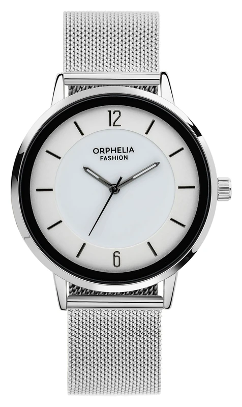 Orphelia Fashion Mens Analogue Watch Moonwalk with Stainless Steel Mesh Band