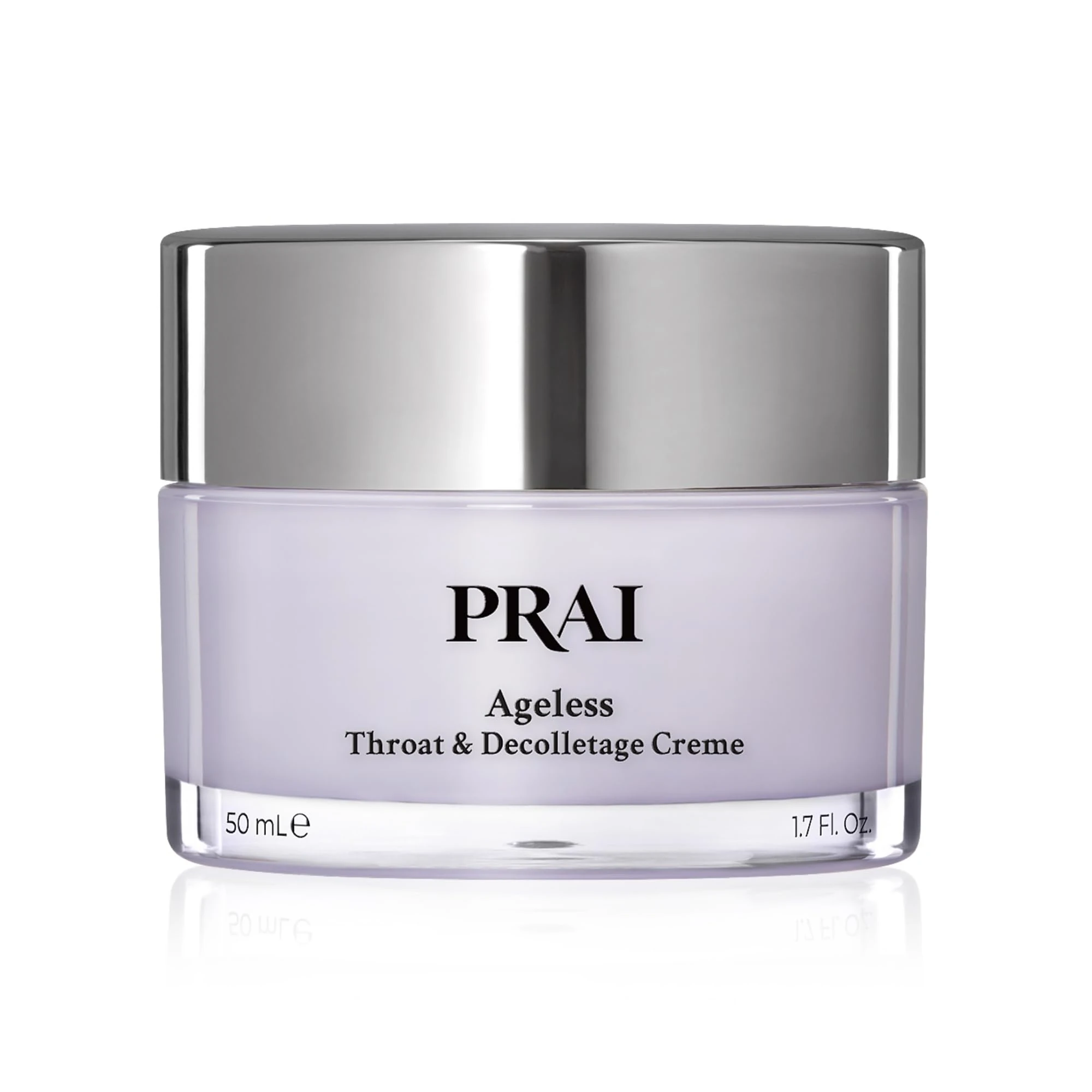 PRAI Ageless Throat & Decolletage Creme 50ml - Anti-Ageing, Collagen Boosting Skincare Cream - Tightens & Firms Skin, Reduces Wrinkles - Luxury Neck Moisturiser With Hyaluronic Acid - 7 Day Results