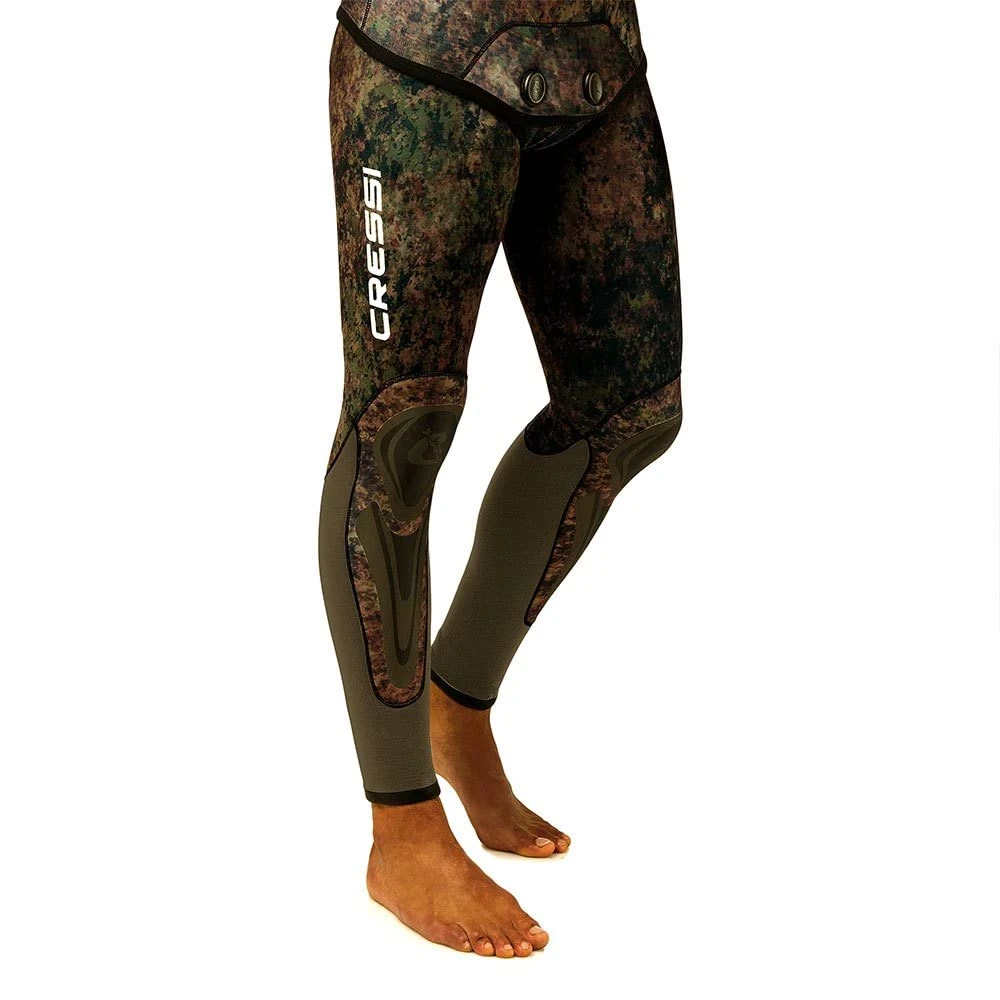 Cressi Seppia Wetsuit Man - Two Piece Separate Men's Camouflage Wetsuit, Pants 7mm, XXL