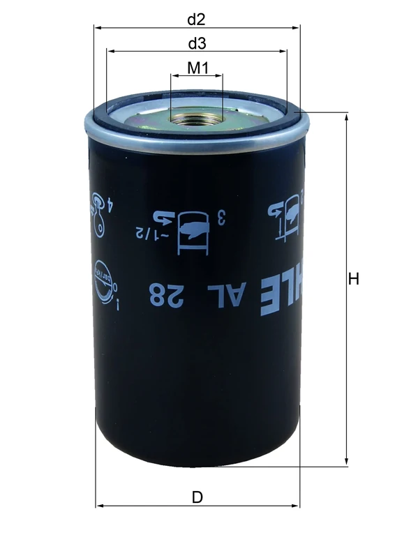 MAHLE AL 28 Air drying cartridge