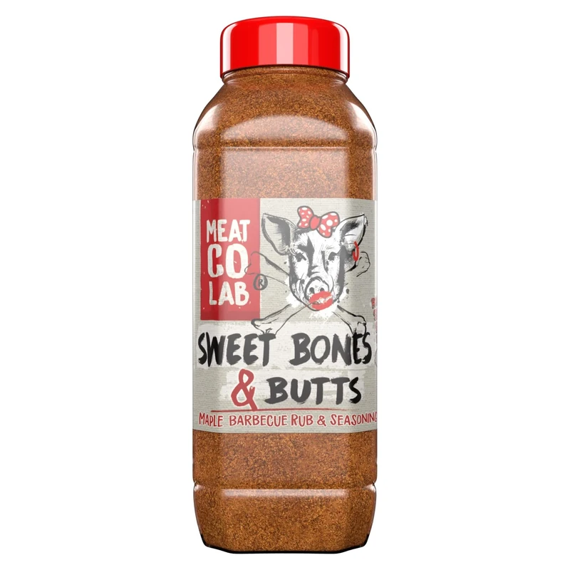 Angus & Oink | Sweet Bones & Butts | Maple BBQ Rub and Seasoning | Gluten-Free, No Preservatives | Ideal for Smoking, Grilling & Oven | 1200g