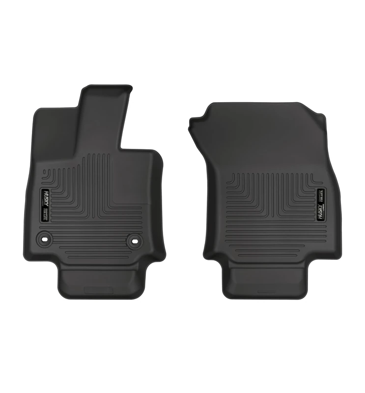 Husky Liners X-act Contour Floor Mats | Fits 2019-2024 Toyota RAV4; 2021-2024 Toyota Venza | Front Row, 2-pc Black - 52811