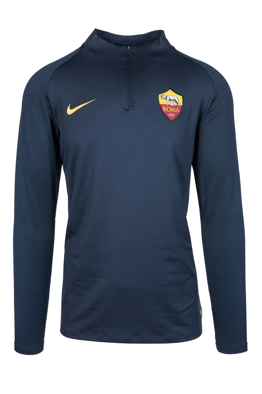 NIKE Roma M Nk Dry Strk Dril Top Long Sleeve, Men's S Multicoloured (Dark Obsidian/University Gold)