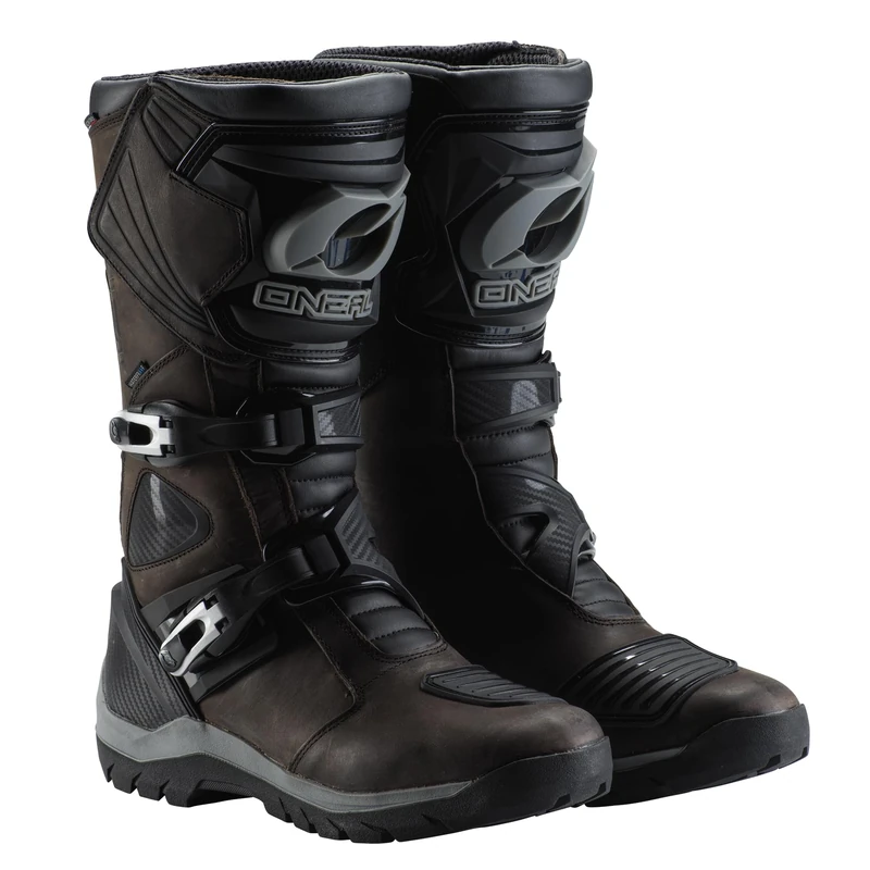 O'NEAL | Motorcycle Boots | Enduro Adventure | Rugged & Waterproof Touring Boot, Metal Reinforced Insole, Replaceable Footbed | Sierra Pro Boot | Adult | Brown | Size 43