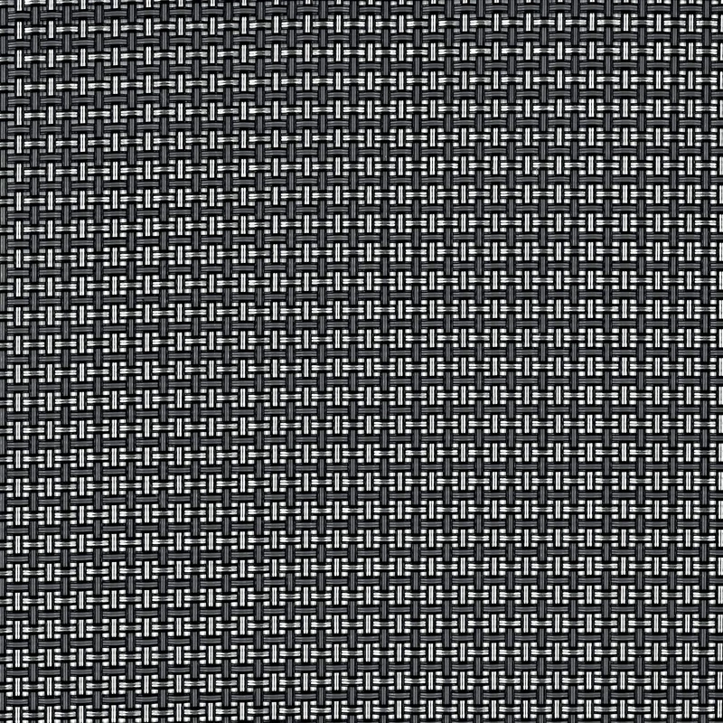 Tenax Texstyle Mesh Decorative Fringed Fabric in PVC and Polyester, Threads in 3 Colours Black/Silver-Grey