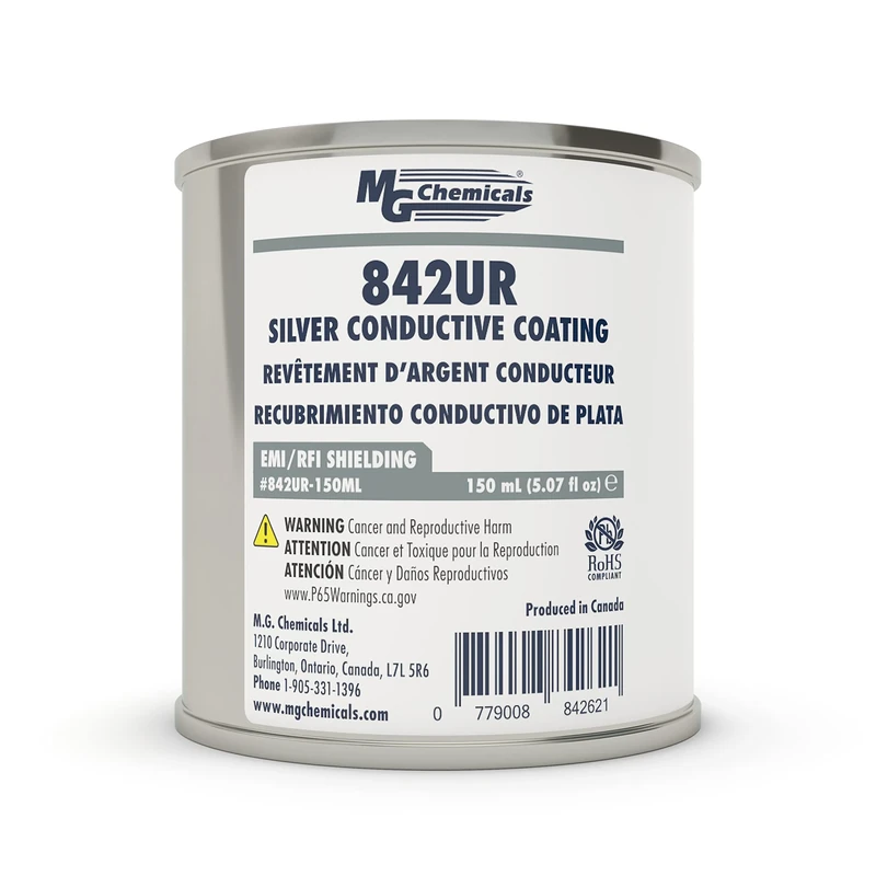 842UR Silver Conductive Coating (Heat Cure Required)