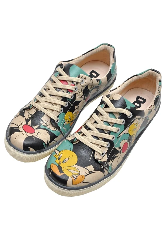 DOGO Catch Me If You Can Tweety Women's Lifestyle Sneakers (Numeric_5) Multicolor