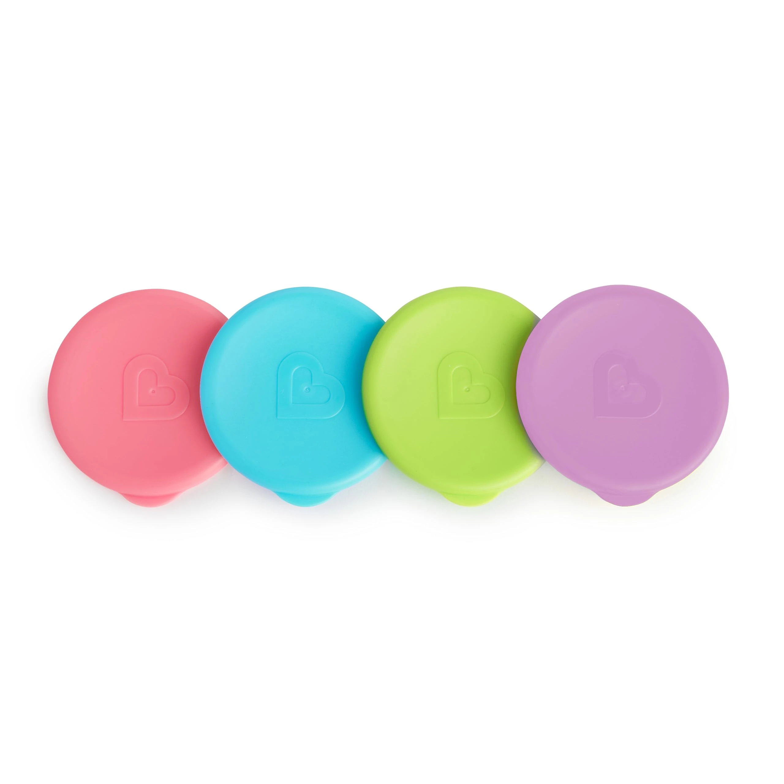 Munchkin Miracle Cup Lids, Fit All Miracle Cup Styles, Multicoloured, Pack of 4
