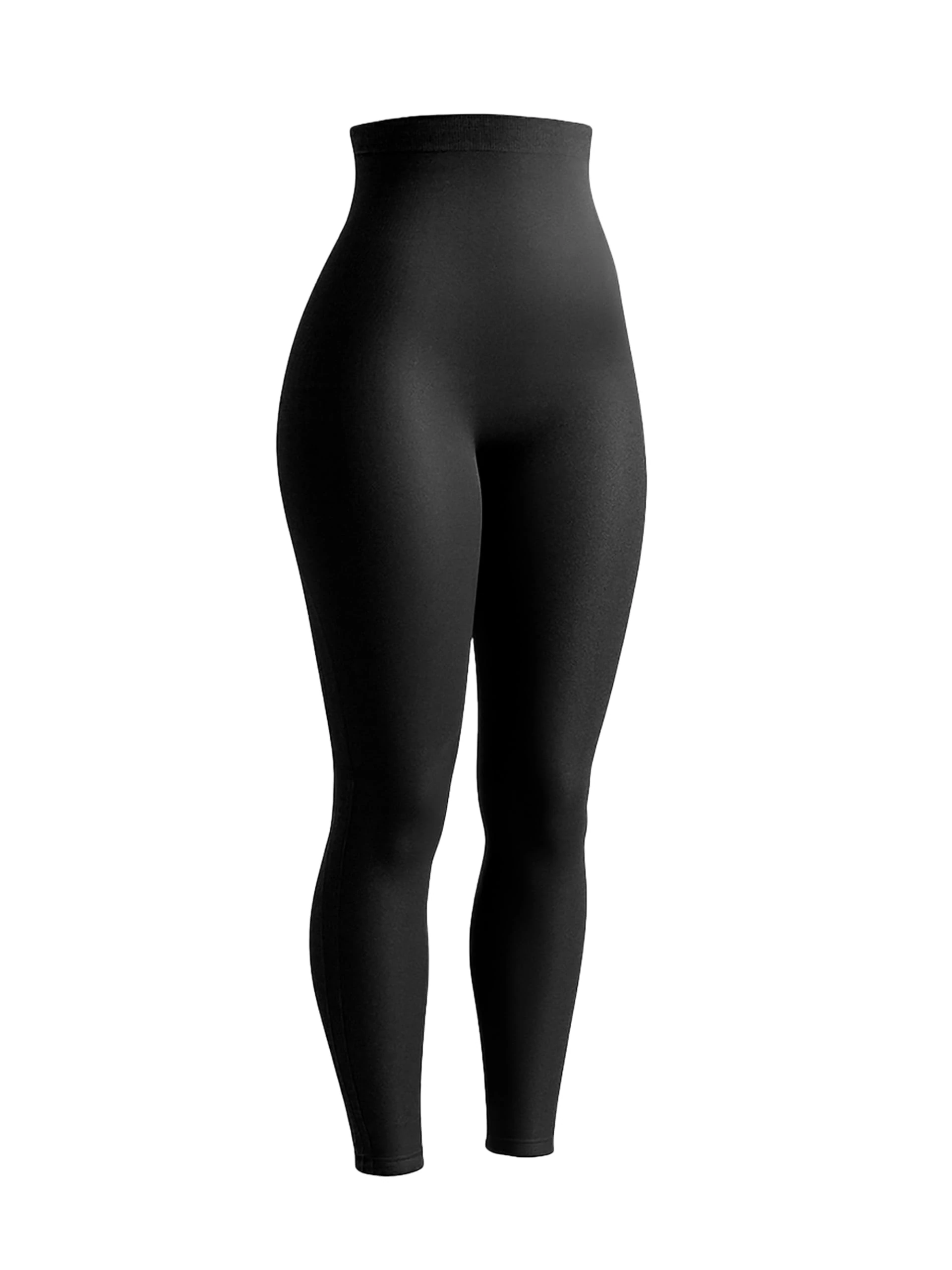 SHAPERMINT Leggings for Women Tummy Control - High Waisted Leggings for Women Plus Size, Thick Non-See-Through, Black, XXL