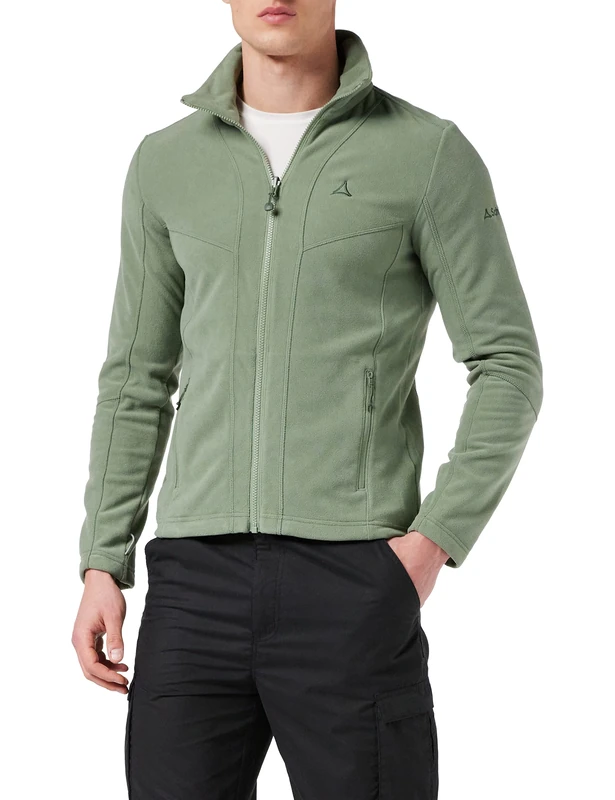 Schöffel ZipIn! Fleece Columbus1 Men's Jacket, Agave Green, 54