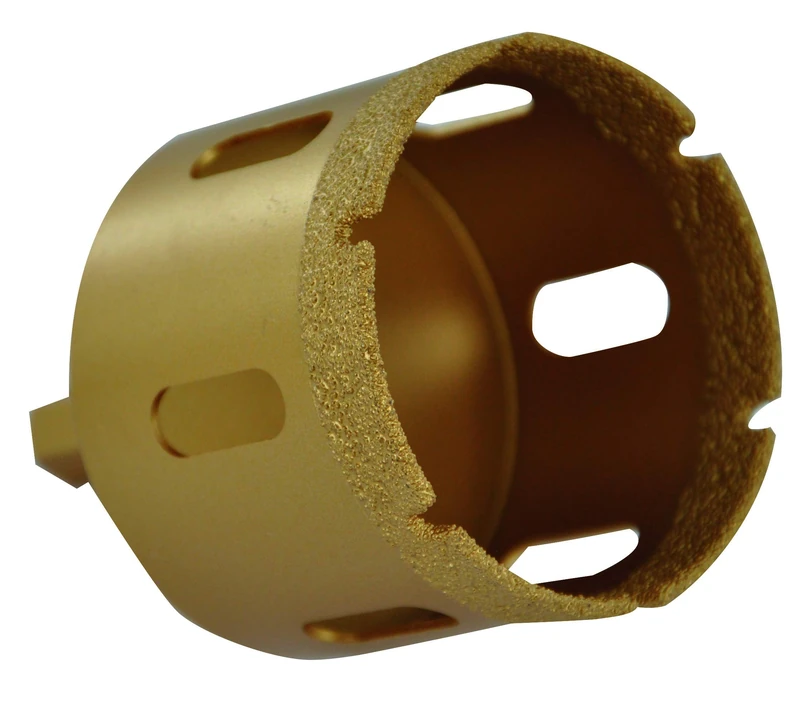 Tivoly 12000924400 Dry Diamond Hole Saw with Hexagonal Shank for Ceram Ø44 mm