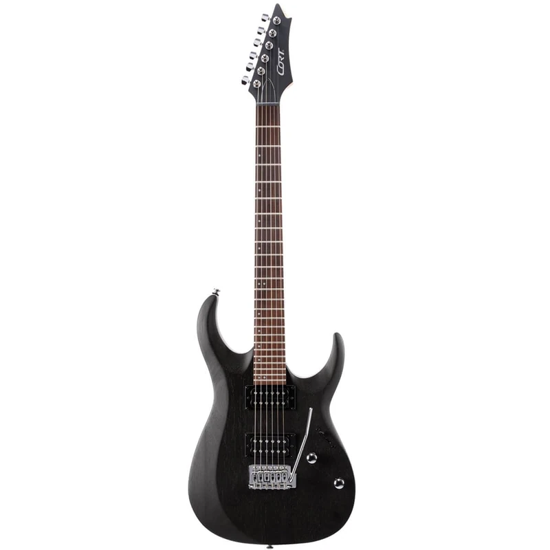 Cort B-001-1701-0 Electric Guitar Solid Body Open Pore Black