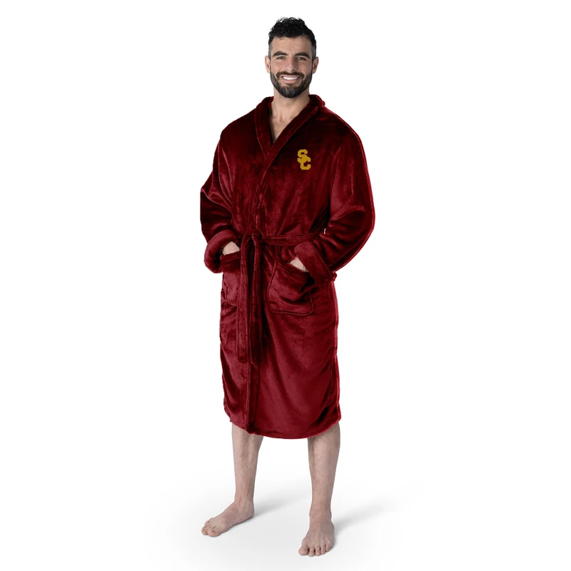 Northwest NCAA USC Trojans Silk Touch Bath Robe, Large/X-Large, Team Colors - Image 1