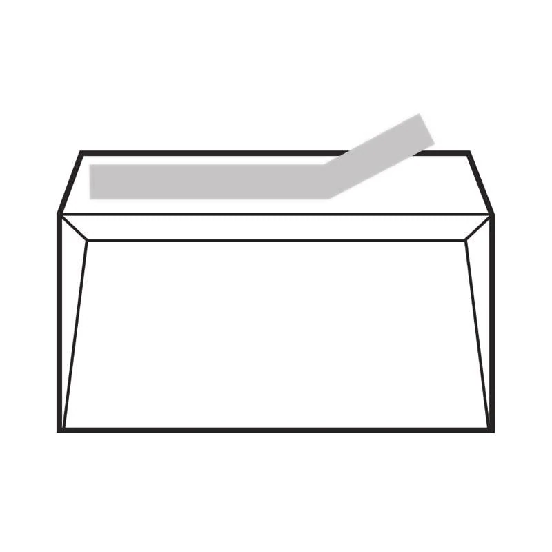 Envelope Sam 90 g/m² White Without Window Adhesive Strip 500 Units