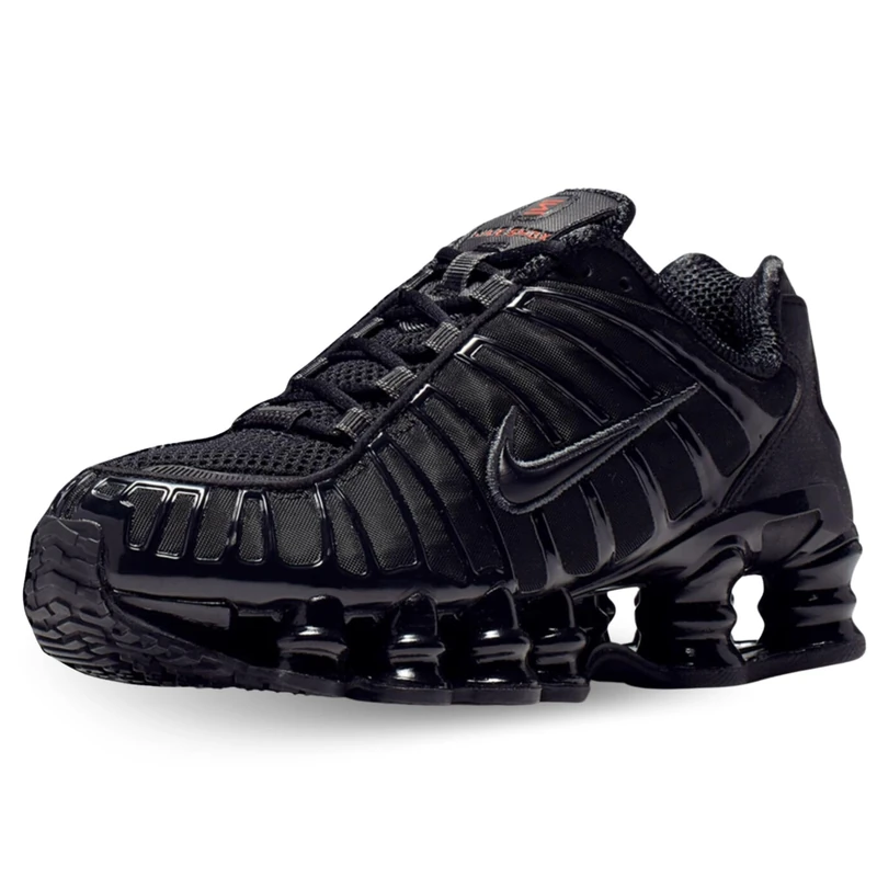 Nike Nike Shox Tl, Men's Track & Field Shoes Track & Field Shoes, Multicolour (Black/Black/Mtlc Hematite/Max Orange 000), 9 UK (44 EU)
